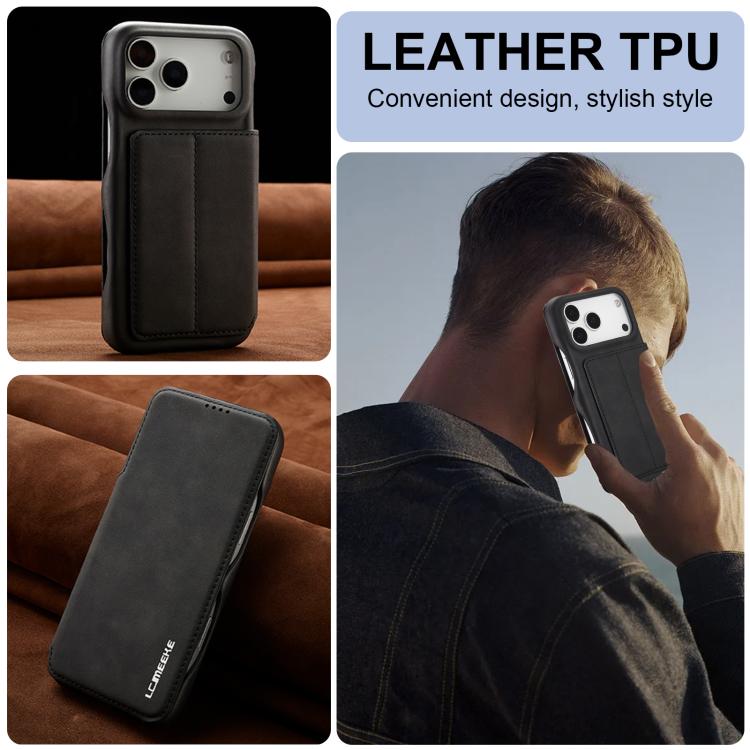 LC.IMEEKE Hon Ancient Series Flip Leather Phone Case, For iPhone 17 Pro Max, For iPhone 17 Pro, For iPhone 17, For iPhone 17 Air, For iPhone 16 Pro Max, For iPhone 16 Pro, For iPhone 16 Plus, For iPhone 16, For iPhone 15 Pro Max