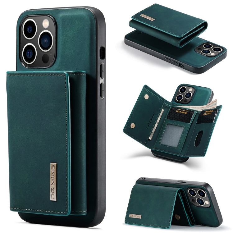 DG.MING M1 Series 3-Fold Multi Card Wallet Leather Phone Case