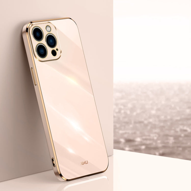 XINLI Straight Edge 6D Electroplate TPU Phone Case