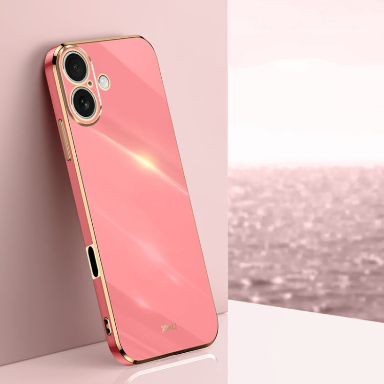 XINLI Straight Edge 6D Electroplate TPU Phone Case