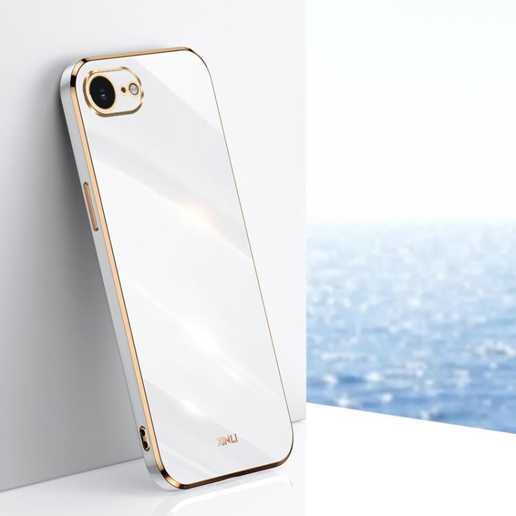XINLI Straight Edge 6D Electroplate TPU Phone Case