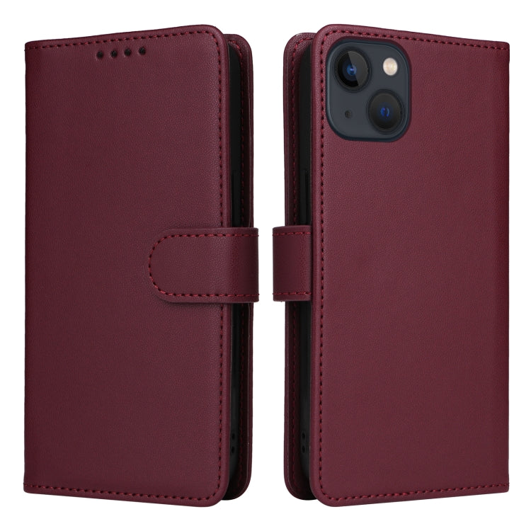 BETOPNICE BN-005 2 in 1 Detachable Imitate Genuine Leather Phone Case, For iPhone 15 Pro Max, For iPhone 15 Pro, For iPhone 15 Plus, For iPhone 15, For iPhone 14 Plus, For iPhone 13 / 14, For iPhone 14 Pro, For iPhone 14 Pro Max, For iPhone 13 Pro Max