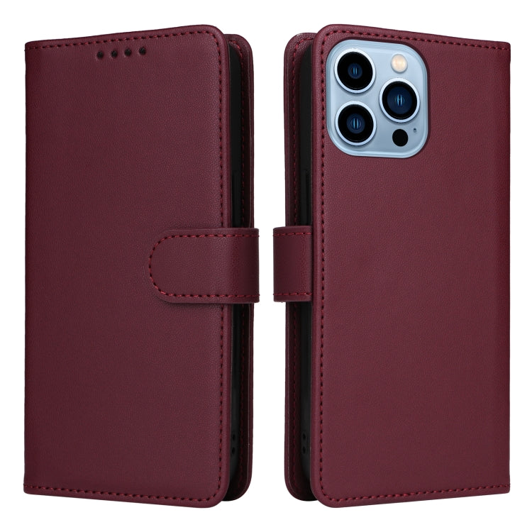 BETOPNICE BN-005 2 in 1 Detachable Imitate Genuine Leather Phone Case, For iPhone 15 Pro Max, For iPhone 15 Pro, For iPhone 15 Plus, For iPhone 15, For iPhone 14 Plus, For iPhone 13 / 14, For iPhone 14 Pro, For iPhone 14 Pro Max, For iPhone 13 Pro Max