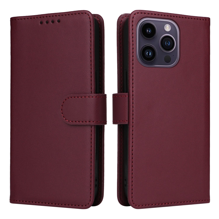 BETOPNICE BN-005 2 in 1 Detachable Imitate Genuine Leather Phone Case, For iPhone 15 Pro Max, For iPhone 15 Pro, For iPhone 15 Plus, For iPhone 15, For iPhone 14 Plus, For iPhone 13 / 14, For iPhone 14 Pro, For iPhone 14 Pro Max, For iPhone 13 Pro Max