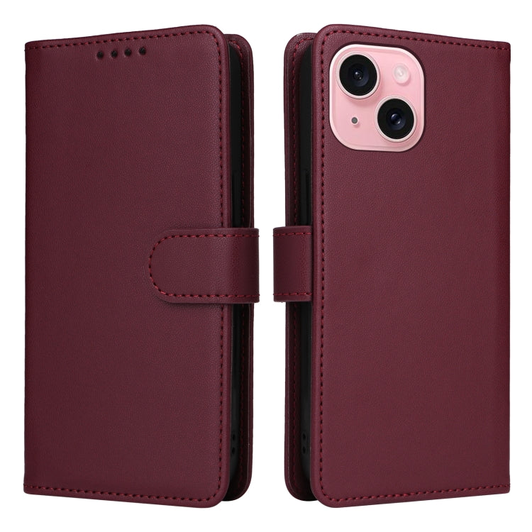 BETOPNICE BN-005 2 in 1 Detachable Imitate Genuine Leather Phone Case, For iPhone 15 Pro Max, For iPhone 15 Pro, For iPhone 15 Plus, For iPhone 15, For iPhone 14 Plus, For iPhone 13 / 14, For iPhone 14 Pro, For iPhone 14 Pro Max, For iPhone 13 Pro Max