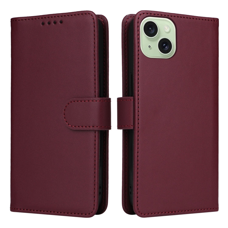 BETOPNICE BN-005 2 in 1 Detachable Imitate Genuine Leather Phone Case, For iPhone 15 Pro Max, For iPhone 15 Pro, For iPhone 15 Plus, For iPhone 15, For iPhone 14 Plus, For iPhone 13 / 14, For iPhone 14 Pro, For iPhone 14 Pro Max, For iPhone 13 Pro Max
