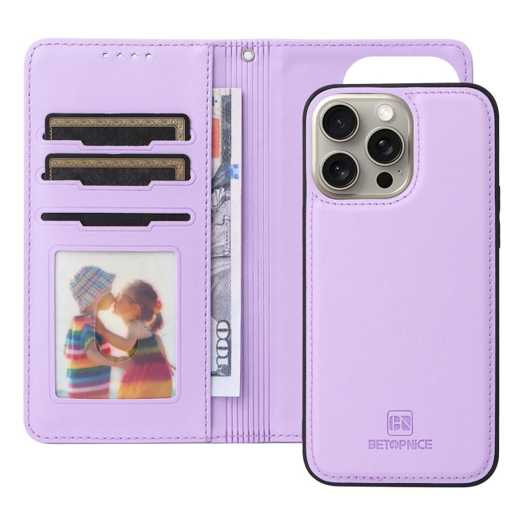 BETOPNICE BN-005 2 in 1 Detachable Imitate Genuine Leather Phone Case, For iPhone 15 Pro Max, For iPhone 15 Pro, For iPhone 15 Plus, For iPhone 15, For iPhone 14 Plus, For iPhone 13 / 14, For iPhone 14 Pro, For iPhone 14 Pro Max, For iPhone 13 Pro Max