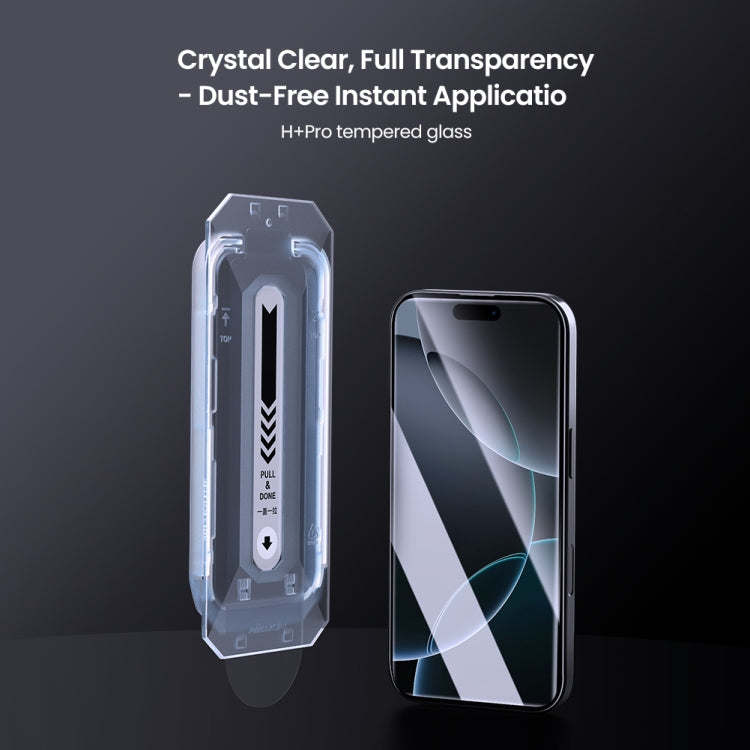 NILLKIN H+Pro 0.2mm 9H Explosion-proof Tempered Glass Film, For iPhone 16 Pro Max, For iPhone 16 Pro, For iPhone 16, For iPhone 15 Plus, For iPhone 15