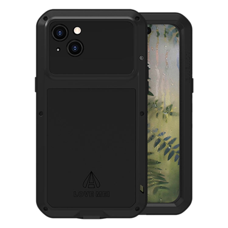 LOVE MEI Metal Shockproof Life Waterproof Dustproof Phone Case, For iPhone 16 Pro Max, For iPhone 16 Pro, For iPhone 16, For iPhone 15 Pro Max, For iPhone 15 Pro, For iPhone 15 Plus, For iPhone 15