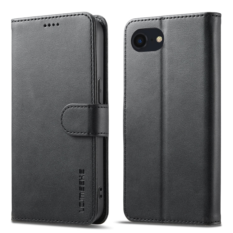 LC.IMEEKE Calf Texture Horizontal Flip Leather Case, For iPhone 17 Pro Max, For iPhone 17 Pro, For iPhone 17, For iPhone 17 Air, iPhone 16e, For iPhone 16 Pro Max