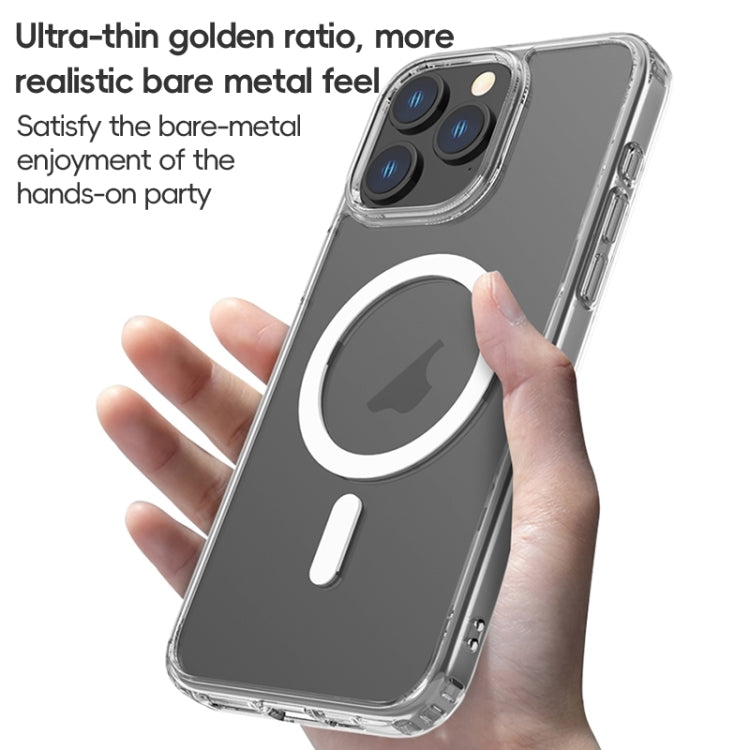 ZGA Magsafe Clear PC Hybrid TPU Phone Case, For iPhone 16e, For iPhone 16 Pro Max, For iPhone 16 Pro, For iPhone 16 Plus, For iPhone 16, For iPhone 15 Pro, For iPhone 15 Plus, For iPhone 15