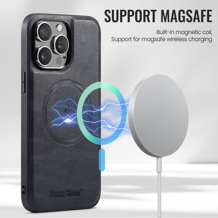 Fierre Shann Cowhide Vertical Flip Magnetic Card Holder Phone Case, For iPhone 12 Pro Max, For iPhone 12 Pro, For iPhone 11 Pro Max
