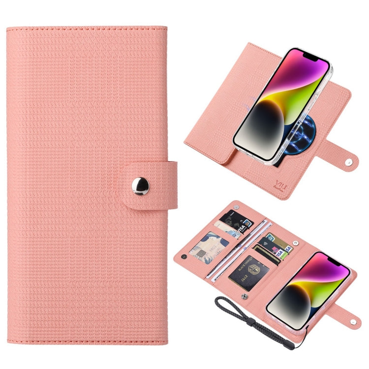 ViLi GHA-C Series RFID MagSafe Magnetic Flip Leather Phone Case, For iPhone 14, For iPhone 14 Pro, For iPhone 14 Pro Max, For iPhone 13 Pro Max, For iPhone 13 Pro, For iPhone 13