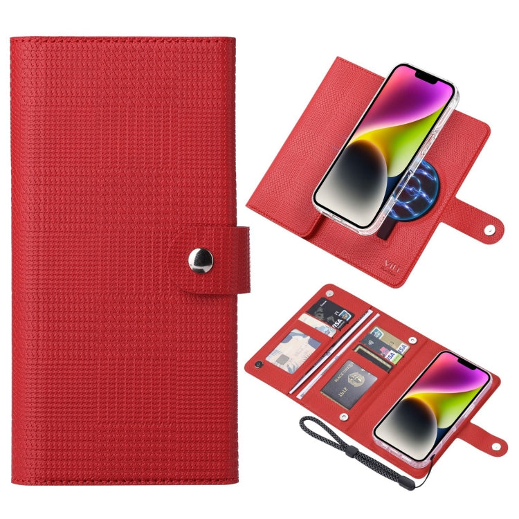 ViLi GHA-C Series RFID MagSafe Magnetic Flip Leather Phone Case, For iPhone 14, For iPhone 14 Pro, For iPhone 14 Pro Max, For iPhone 13 Pro Max, For iPhone 13 Pro, For iPhone 13