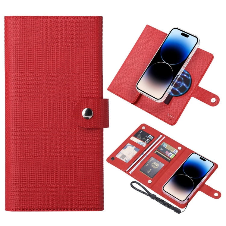 ViLi GHA-C Series RFID MagSafe Magnetic Flip Leather Phone Case, For iPhone 14, For iPhone 14 Pro, For iPhone 14 Pro Max, For iPhone 13 Pro Max, For iPhone 13 Pro, For iPhone 13