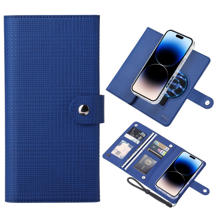 ViLi GHA-C Series RFID MagSafe Magnetic Flip Leather Phone Case, For iPhone 14, For iPhone 14 Pro, For iPhone 14 Pro Max, For iPhone 13 Pro Max, For iPhone 13 Pro, For iPhone 13