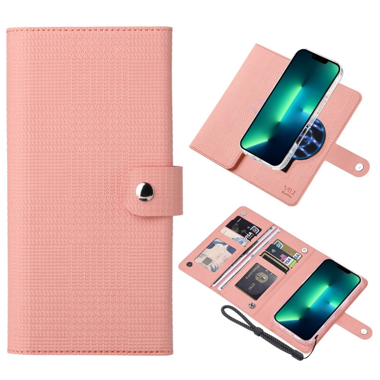 ViLi GHA-C Series RFID MagSafe Magnetic Flip Leather Phone Case, For iPhone 14, For iPhone 14 Pro, For iPhone 14 Pro Max, For iPhone 13 Pro Max, For iPhone 13 Pro, For iPhone 13
