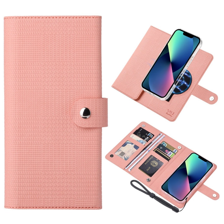 ViLi GHA-C Series RFID MagSafe Magnetic Flip Leather Phone Case, For iPhone 14, For iPhone 14 Pro, For iPhone 14 Pro Max, For iPhone 13 Pro Max, For iPhone 13 Pro, For iPhone 13