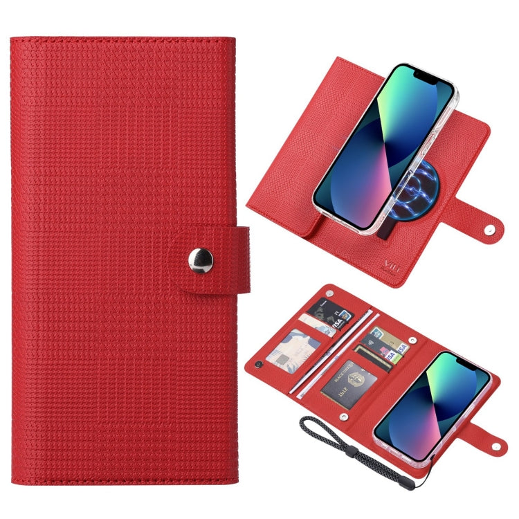 ViLi GHA-C Series RFID MagSafe Magnetic Flip Leather Phone Case, For iPhone 14, For iPhone 14 Pro, For iPhone 14 Pro Max, For iPhone 13 Pro Max, For iPhone 13 Pro, For iPhone 13
