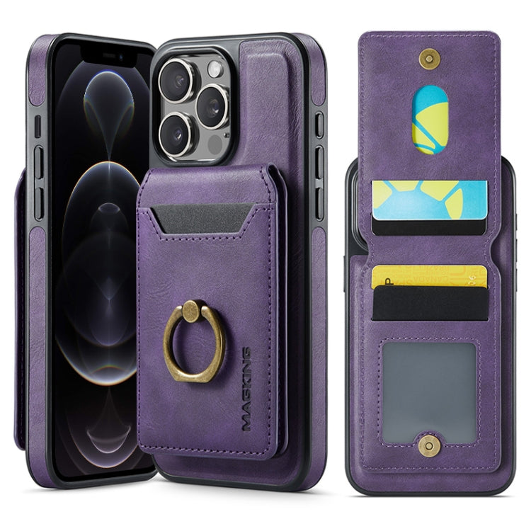 MAGKING K1 MagSafe Detachable Wallet RFID Back Cover Phone Case