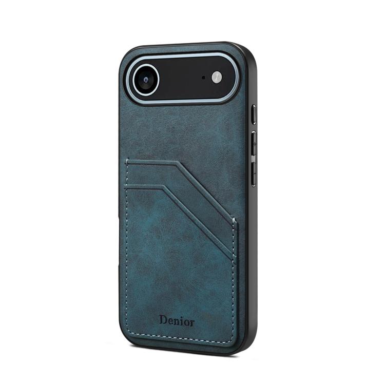 Denior D09 PU Dual Card Slot Back Cover Phone Case