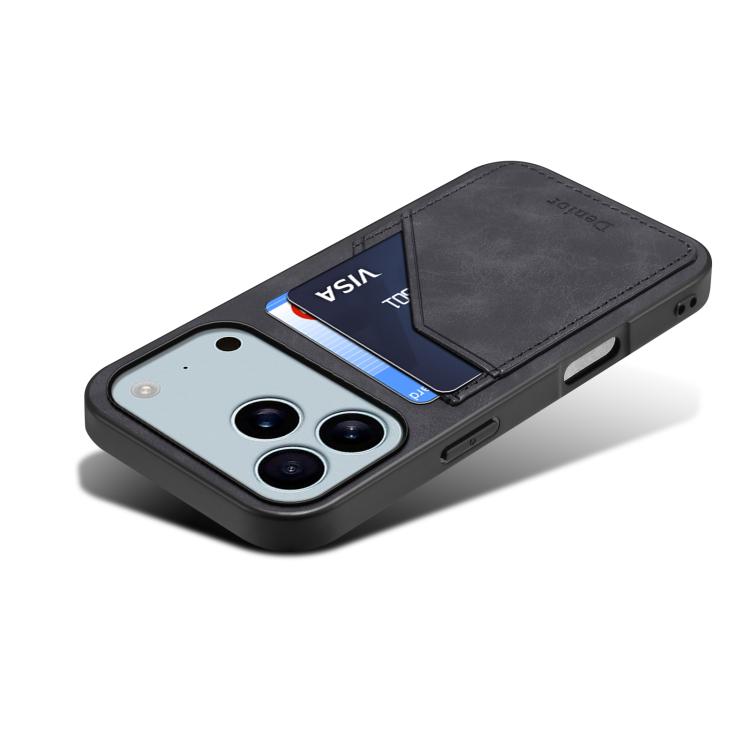 Denior D09 PU Dual Card Slot Back Cover Phone Case