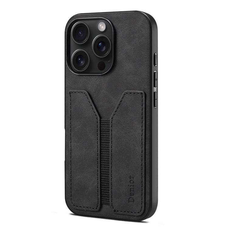 Denior D07 DV Elastic Card Slot PU Back Cover Phone Case, For iPhone 17 Pro Max, For iPhone 17 Pro, For iPhone 17, For iPhone 17 Air, For iPhone 16e, For iPhone 16 Pro Max, For iPhone 16 Pro, For iPhone 16 Plus, For iPhone 16
