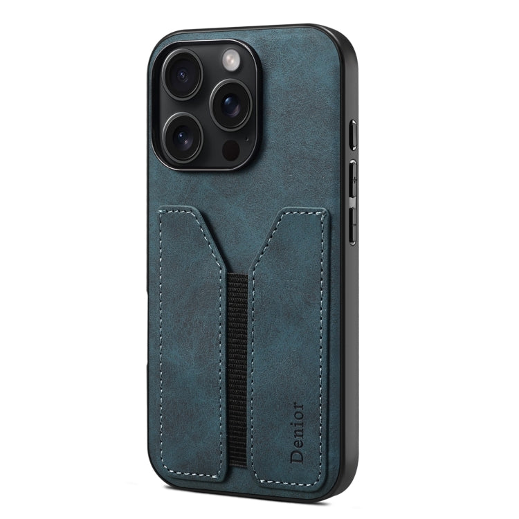 Denior D07 DV Elastic Card Slot PU Back Cover Phone Case, For iPhone 17 Pro Max, For iPhone 17 Pro, For iPhone 17, For iPhone 17 Air, For iPhone 16e, For iPhone 16 Pro Max, For iPhone 16 Pro, For iPhone 16 Plus, For iPhone 16