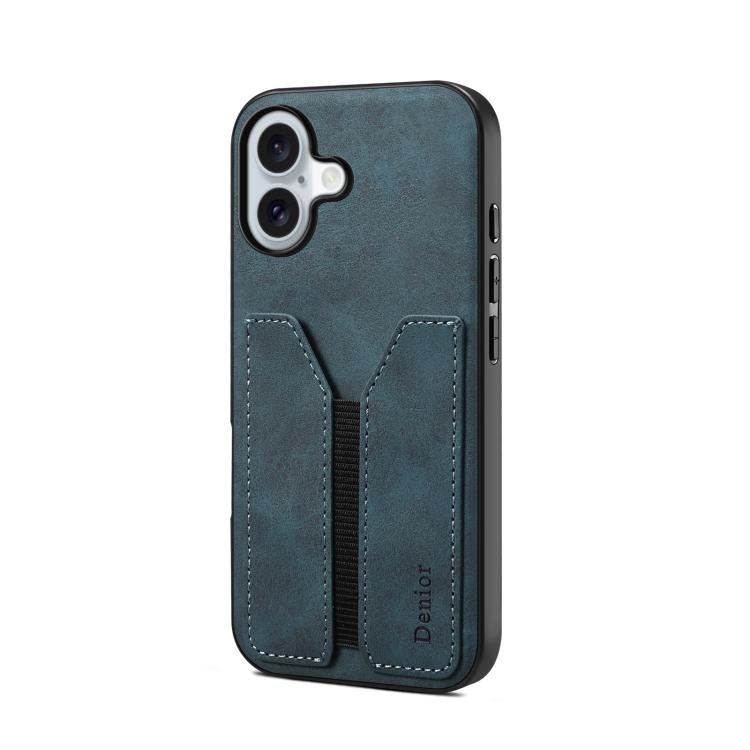 Denior D07 DV Elastic Card Slot PU Back Cover Phone Case, For iPhone 17 Pro Max, For iPhone 17 Pro, For iPhone 17, For iPhone 17 Air, For iPhone 16e, For iPhone 16 Pro Max, For iPhone 16 Pro, For iPhone 16 Plus, For iPhone 16