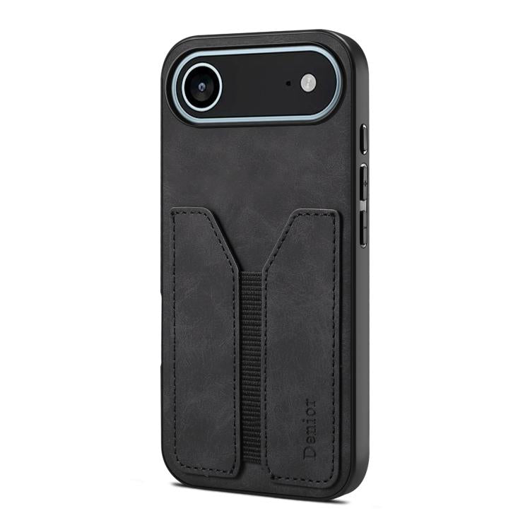 Denior D07 DV Elastic Card Slot PU Back Cover Phone Case, For iPhone 17 Pro Max, For iPhone 17 Pro, For iPhone 17, For iPhone 17 Air, For iPhone 16e, For iPhone 16 Pro Max, For iPhone 16 Pro, For iPhone 16 Plus, For iPhone 16