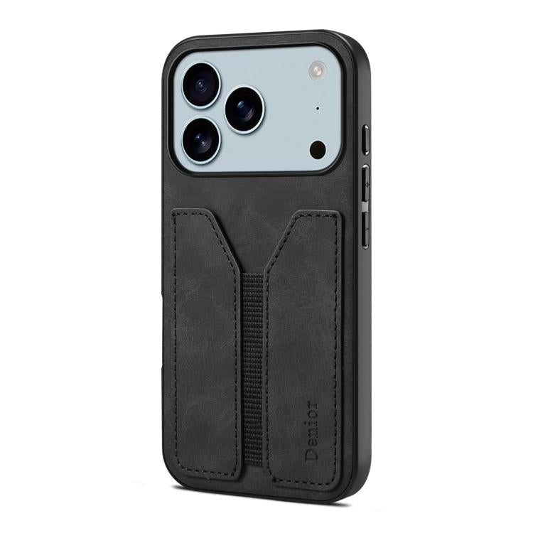 Denior D07 DV Elastic Card Slot PU Back Cover Phone Case, For iPhone 17 Pro Max, For iPhone 17 Pro, For iPhone 17, For iPhone 17 Air, For iPhone 16e, For iPhone 16 Pro Max, For iPhone 16 Pro, For iPhone 16 Plus, For iPhone 16