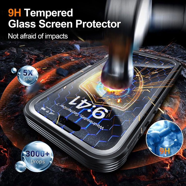 RedPepper Tempered Glass MagSafe Phone Case, For iPhone 16 Pro Max, For iPhone 16 Pro
