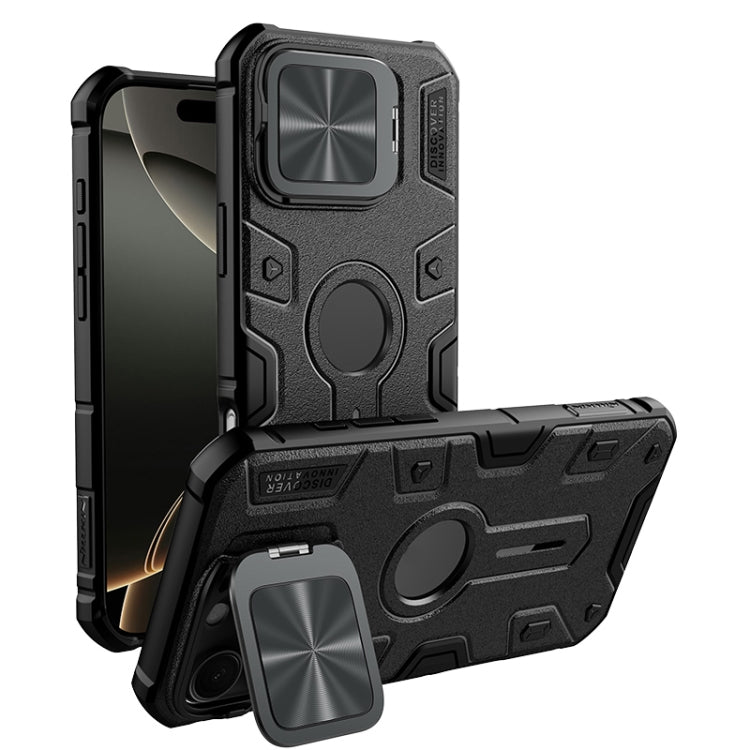 NILLKIN Black Rhino Prop MagSafe Magnetic PC Phone Case, For iPhone 16 Pro Max