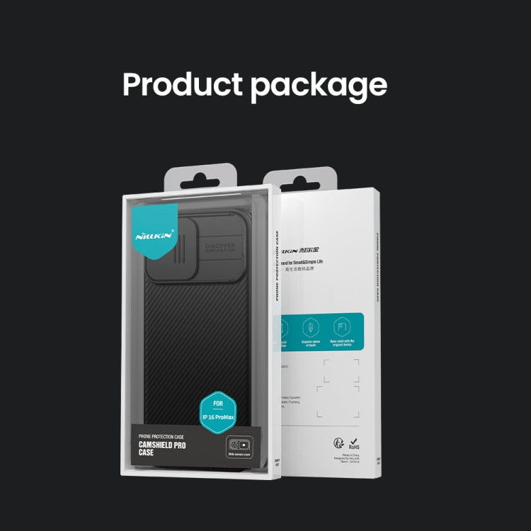 NILLKIN CamShield Pro PC Phone Case, For iPhone 16 Pro Max