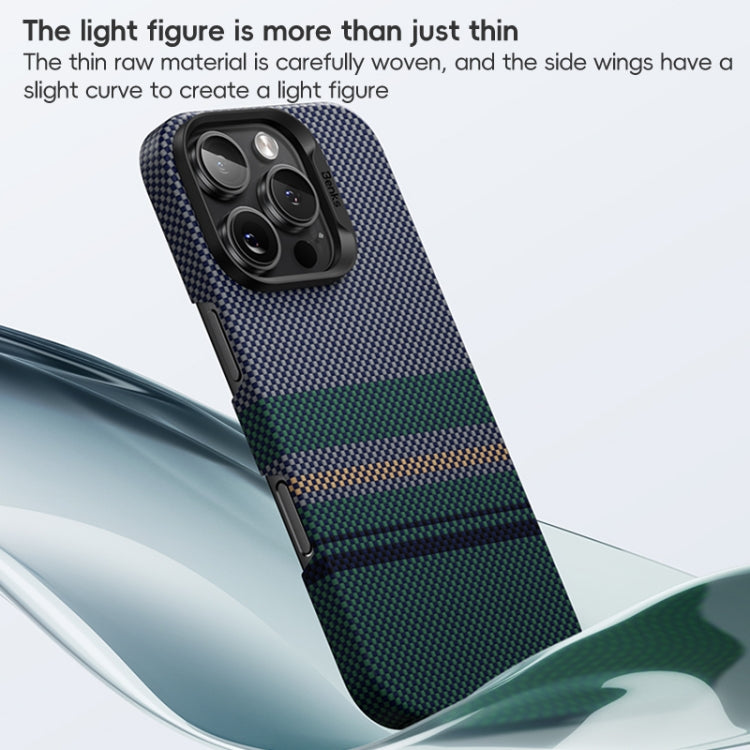 Benks Color Shield C1 Classic Kevlar Woven MagSafe Phone Case, For iPhone 16 Pro Max, For iPhone 16 Pro