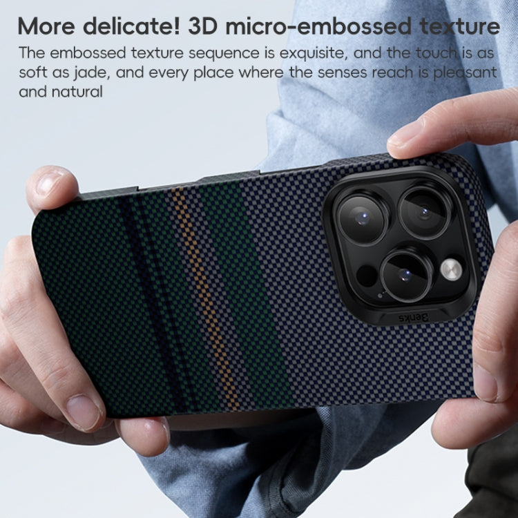 Benks Color Shield C1 Classic Kevlar Woven MagSafe Phone Case, For iPhone 16 Pro Max, For iPhone 16 Pro