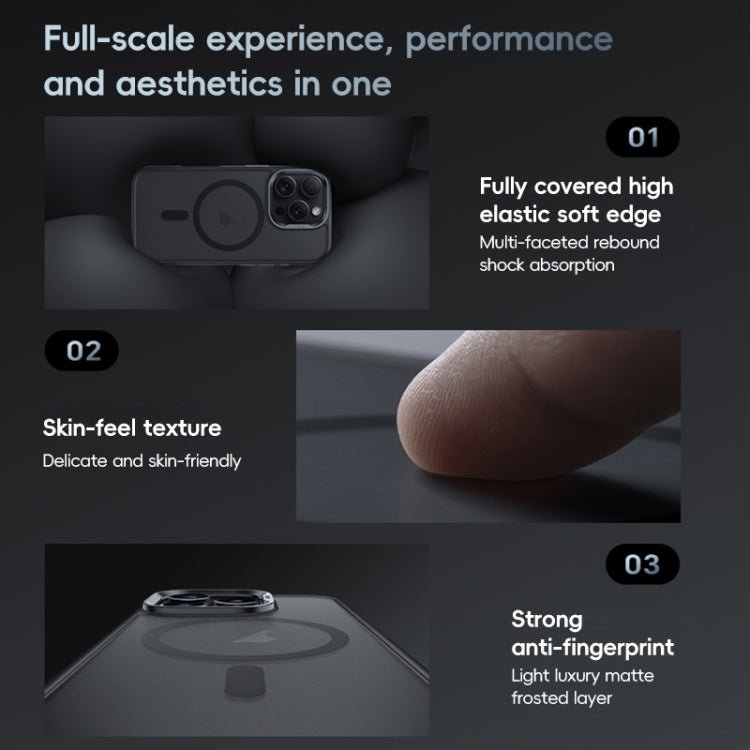 Benks Skin Feel MagSafe Magnetic Shockproof Phone Case, For iPhone 16 Pro Max, For iPhone 16 Pro, For iPhone 16 Plus, For iPhone 16