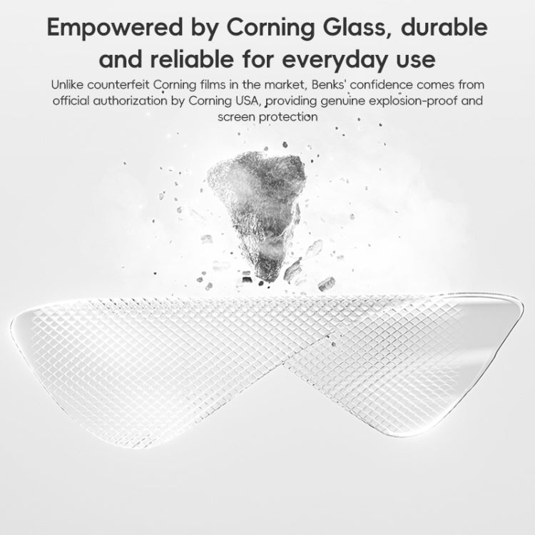 Benks King Kong Series Corning AR Antireflective Tempered Glass Film, For iPhone 16 Pro Max, For iPhone 16 Pro, For iPhone 16 Plus, For iPhone 16