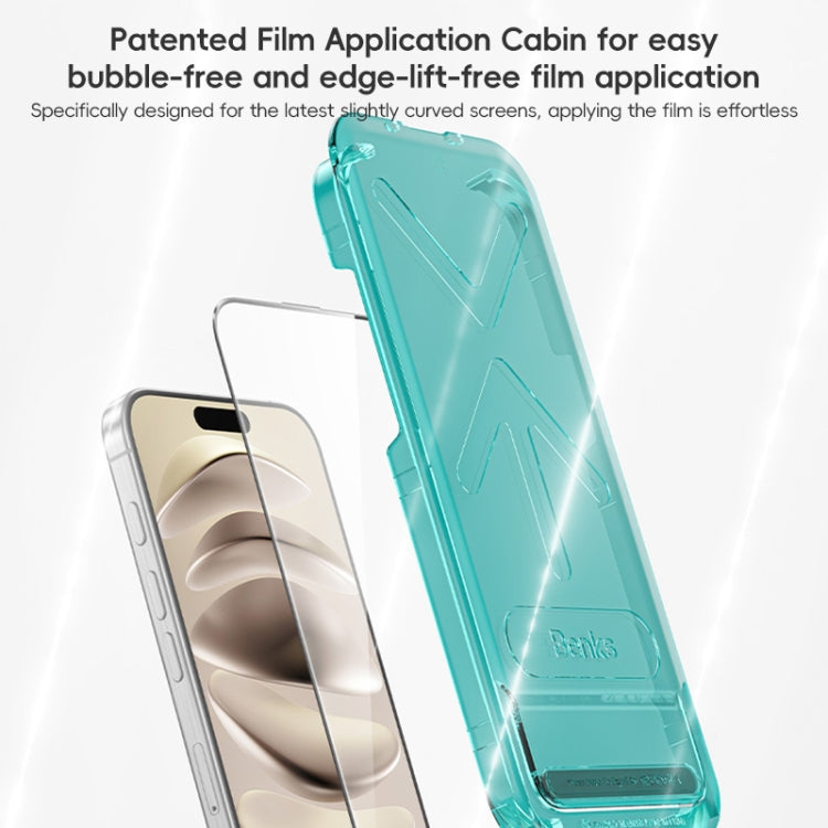 Benks King Kong Series Corning AR Antireflective Tempered Glass Film, For iPhone 16 Pro Max, For iPhone 16 Pro, For iPhone 16 Plus, For iPhone 16