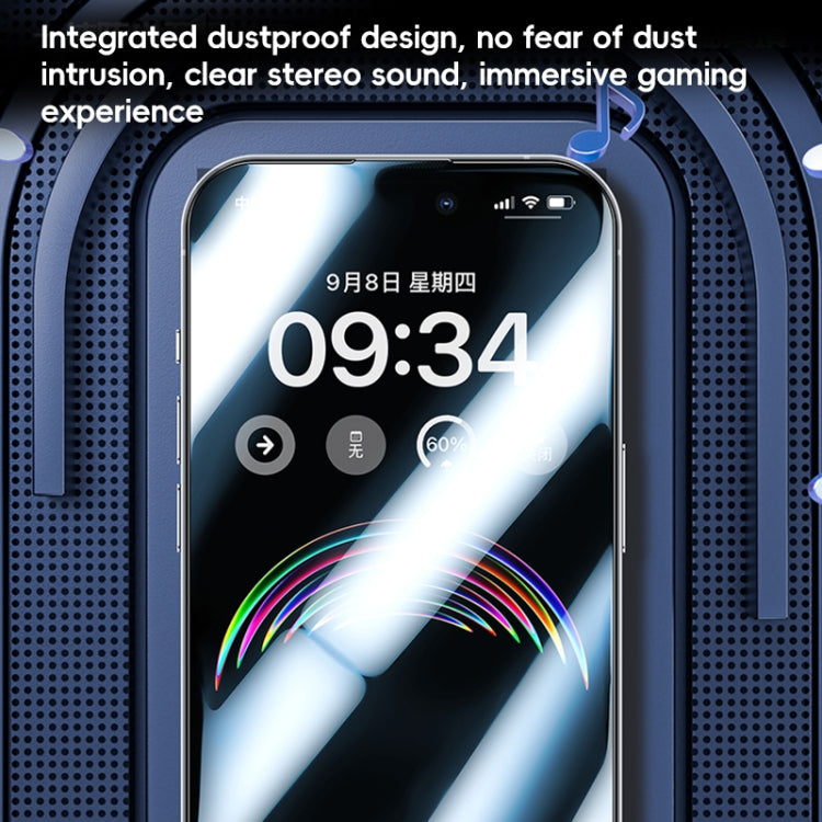 Benks Ice Sense Gaming Frosted Tempered Glass Film, For iPhone 16 Pro Max, For iPhone 16 Pro, For iPhone 16 Plus, For iPhone 16