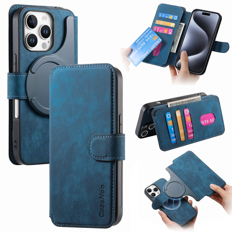 CaseNeo MagSafe RFID Anti-theft Retro Leather Phone Case