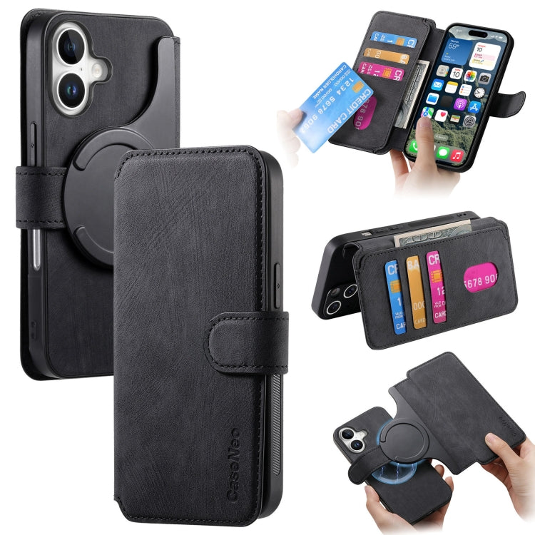 CaseNeo MagSafe RFID Anti-theft Retro Leather Phone Case