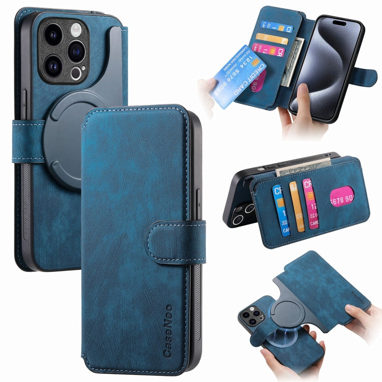 CaseNeo MagSafe RFID Anti-theft Retro Leather Phone Case