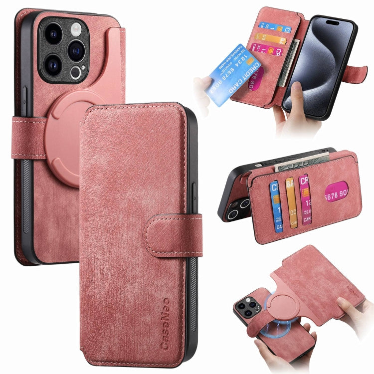 CaseNeo MagSafe RFID Anti-theft Retro Leather Phone Case