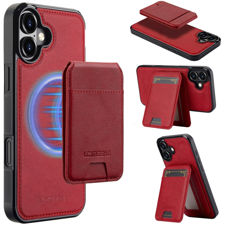 LC.IMEEKE L3 Series Detachable RFID Card Bag Magsafe Phone Case
