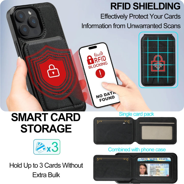 LC.IMEEKE L3 Series Detachable RFID Card Bag Magsafe Phone Case