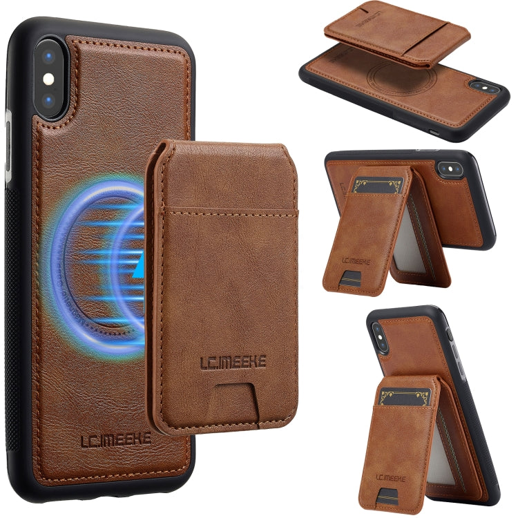LC.IMEEKE L3 Series Detachable RFID Card Bag Magsafe Phone Case