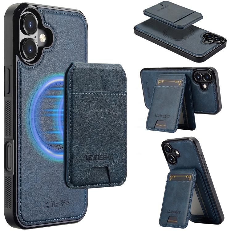 LC.IMEEKE L3 Series Detachable RFID Card Bag Magsafe Phone Case