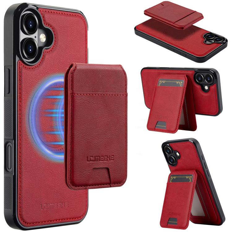 LC.IMEEKE L3 Series Detachable RFID Card Bag Magsafe Phone Case