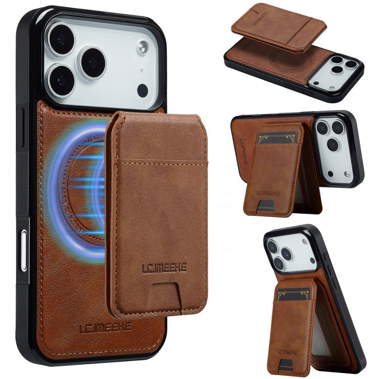 LC.IMEEKE L3 Series Detachable RFID Card Bag Magsafe Phone Case